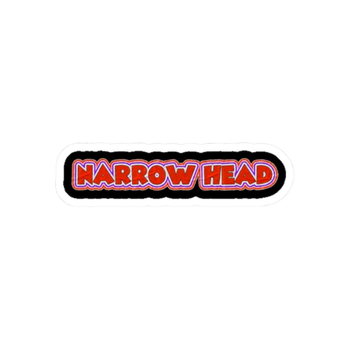 Narrow Head Red Sticker - alternate angle 3, merchandise